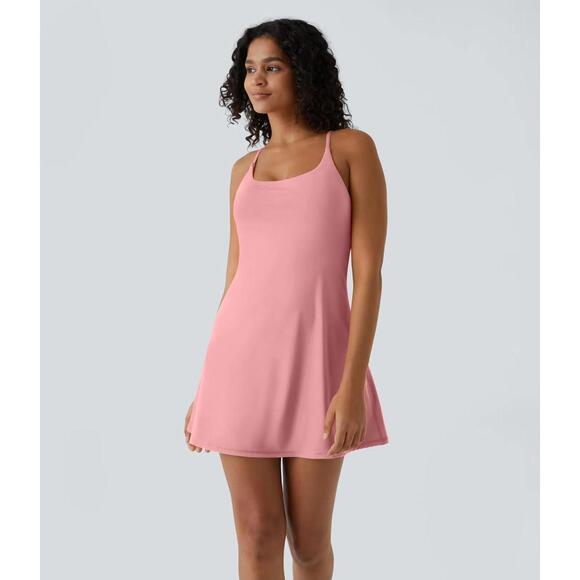 Halara Dresses & Skirts - NWT Halara SoftlyZero™ Airy Cut Out 2-in-1 Pocket Mini Dress-UPF50+ Size S / 8
